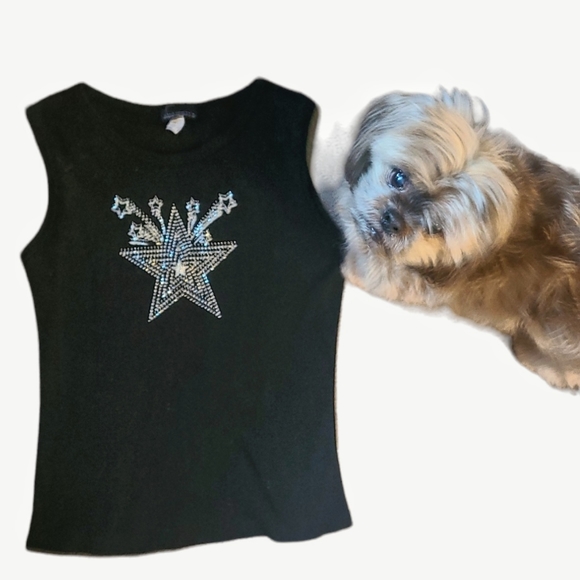 Black Sleeveless Top - Picture 6 of 6